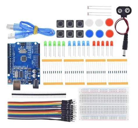 Kit Uno R Iniciante Pcs Protoboard Para Arduino Parcelamento Sem