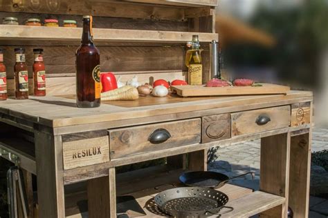 Premium Grilltisch Aus Paletten Palettenm Bel Shop