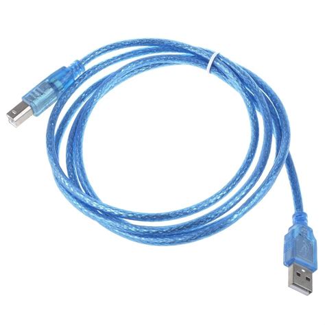 18m Usb High Speed Cable Cord Printer Lead A To B Male 6ft Shielded 28awg Blue Ebay