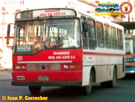 Fotos de colectivos Transporte Ideal San Justo Linea 621 1ª parte