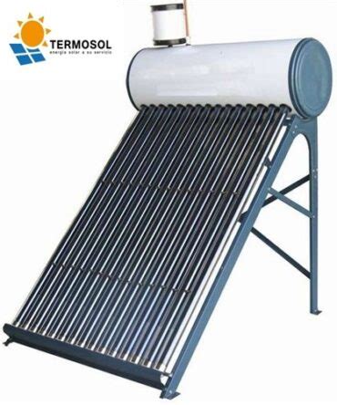 CALEFACTOR SOLAR PRESURIZADO 200 LTS 4 A 5 Duchas Diarias Termosol