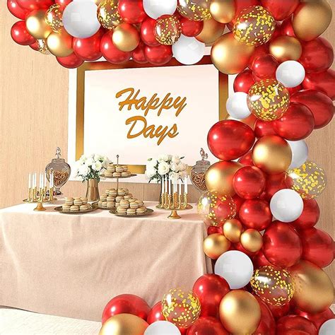 Red Black Gold Balloon Arch Ubicaciondepersonas Cdmx Gob Mx