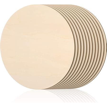 Amazon Round Wood Discs For Crafts Audab Pack Inch Wood