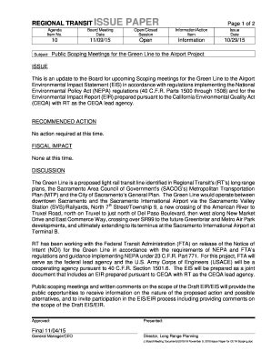 Fillable Online Environmental Impact Statement Eis In Accordance With