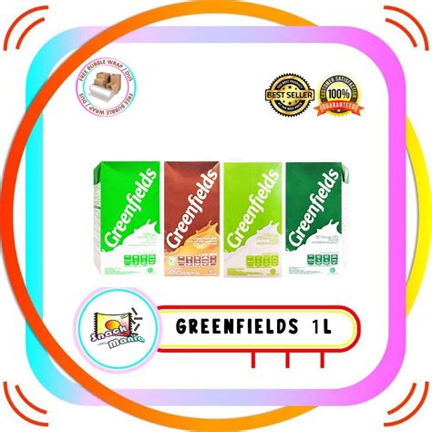 Jual Susu Greenfields Greenfield UHT Full Cream Choco Malt Low Fat