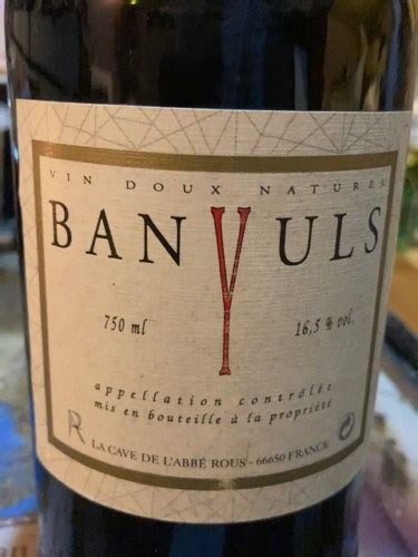 Abbe Rous Banyuls Vin Doux Naturel Vivino Us