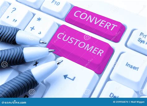 Inspiration Showing Sign Convert Customer Business Approach Marketing