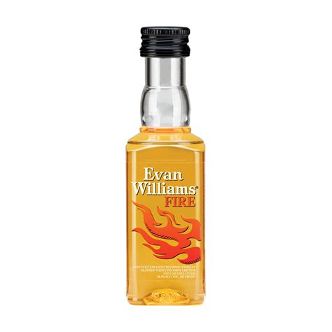 Whiskey Miniatura Bourbon Evan Williams Fire 35° 50cc Tost