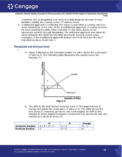 Ch.9 answers - ANSWER KEY CENGAGE CHAPTER 9 - Trade © 2022 Cengage. All