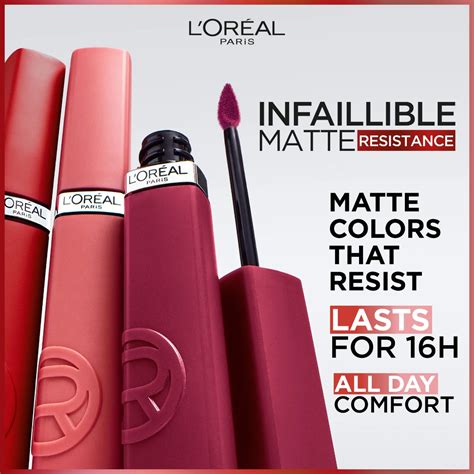 Loréal Paris Infaillible Matte Resistance 120 Major Crush Rtěnka 5 Ml