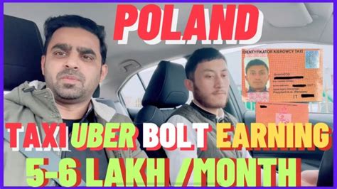 Uber Bolt Driver Salary Earning Warsaw Poland 2023 Complete Detail