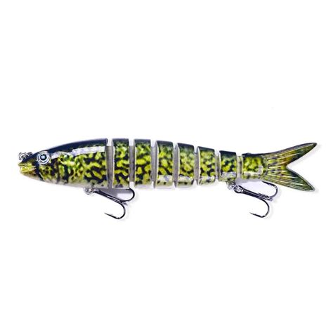 Sea Fishing Lures Multi Jointed Swimbait Slow Sinking Bionic Swimming ...