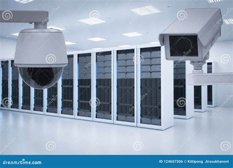 Server room security stock photo. Image of device, datacenter - 124607306