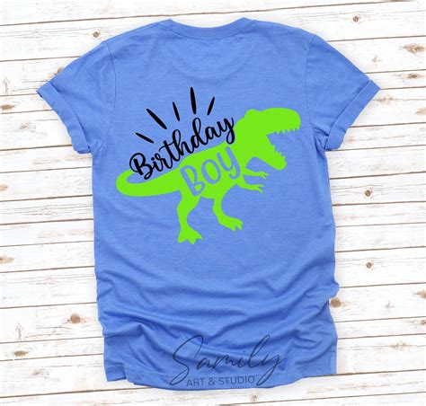 Dinosaur Birthday Boy Svg T Rex Birthday Svg Boys T Rex Etsy Ireland