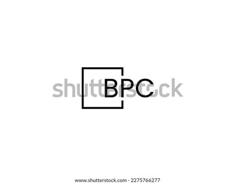 Bpc Letter Initial Logo Design Vector Stock Vector Royalty Free