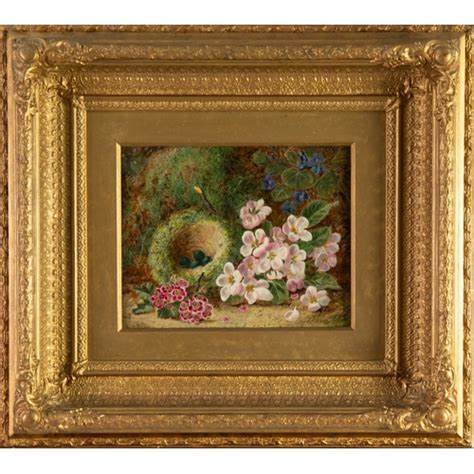 Oliver Clare C1853 1927oil Paintings On Canvas A Pairstill Lifes