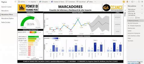 Cómo usar Marcadores en Power BI POWER BI TRAINING PERÚ