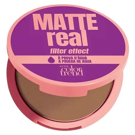 Base De Maquiagem Em P Avon Color Trend Matte Real P Compacto Facial