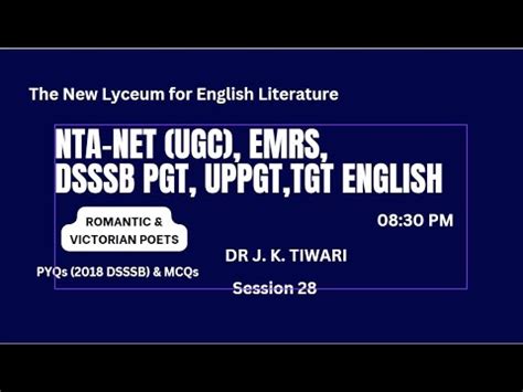 ENGLISH LITERATURE MCQs II UGCNET II ASSISTANT PROFESSOR EXAM II EMRS I