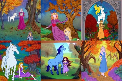 Portrait Of The Last Unicorn The Movie Autumn Inspired Arthubai