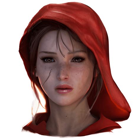 Jenifer Lawrence As Red Riding Hood In Tomb Raider Style · Creative Fabrica