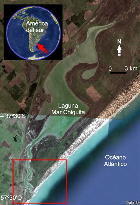 Ubicaci N De La Laguna Mar Chiquita En Am Rica Del Sur Y En Recuadro