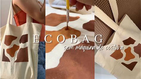 DIY Ecobag costura feita à mão Faça você mesmo Ecobag Boho