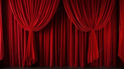 Vibrant Theater Stage Captivating Red Curtain Texture Background Theater Stage Stage Curtain