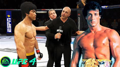 Ufc Bruce Lee Vs Rocky Balboa Pro Boxer Ea Sports Ufc Youtube