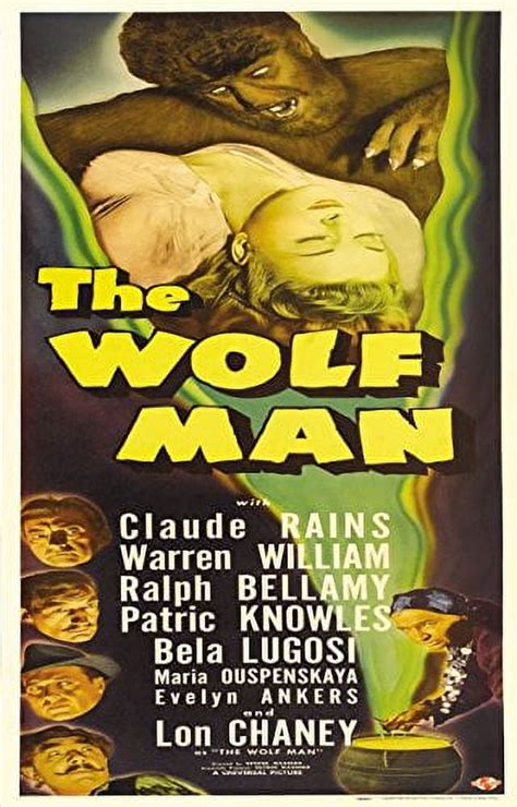 The Wolf Man 1941 Movie Poster 24x36 Inches