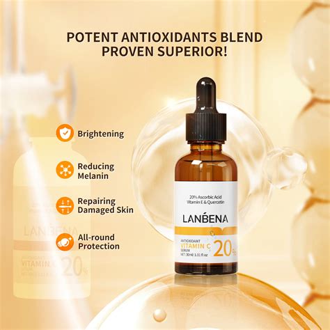 Best Way To Brighten And Whiten Skin Lanbena Vitamin C Serum