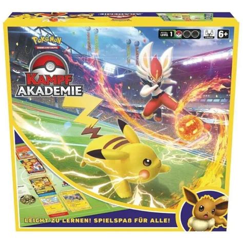 POKEMON KAMPF AKADEMIE 2022 Deck Set Evoli Pikachu Liberlo