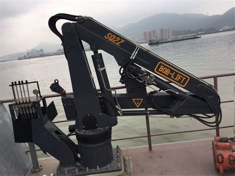 Bob Lift Low Price Compact 2 Ton Marine Crane Deck Crane Hydraulic