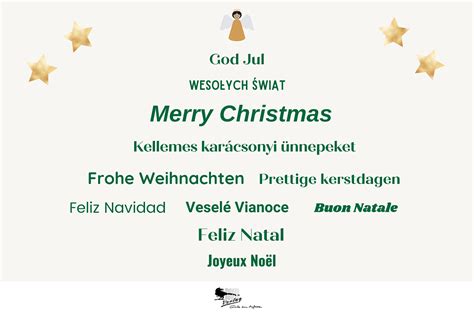 Weihnachtsgr E International Weihnachtsw Nsche Auf Englisch Co