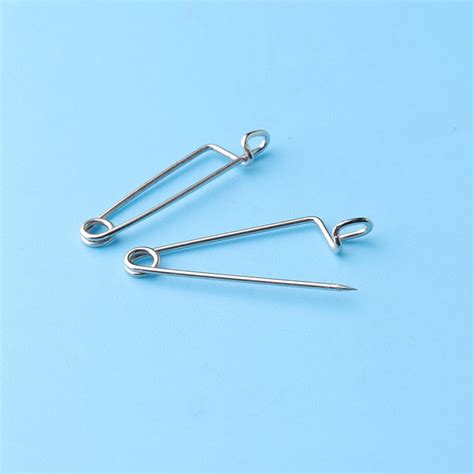 20pcs Pin Mini Sterling Silver Safety Pin Brooch Baptism Pin Charm