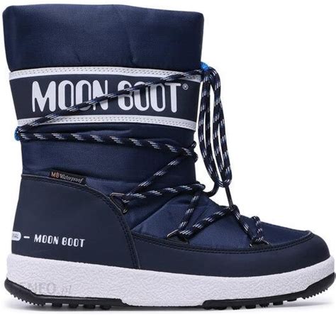 Moon Boot Śniegowce Jr Boy Sport Wp 34051300002 D Granatowy Ceny i