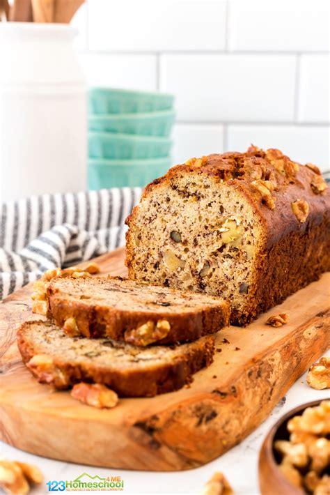 Moist Banana Nut Bread Recipe