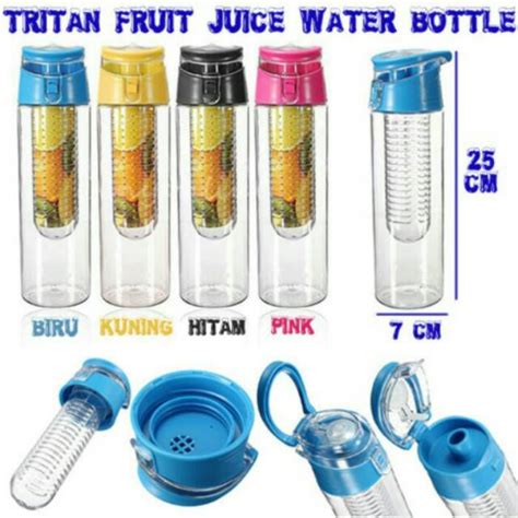 Jual Botol Air Minum TRITAN 700 Ml D085 GEN 2 Infused Fruit Juice