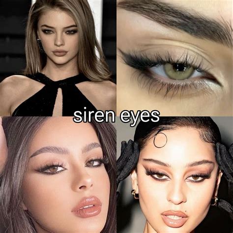 Siren eyes 🍷 | Siren, Types of eyes, Eye pencil makeup