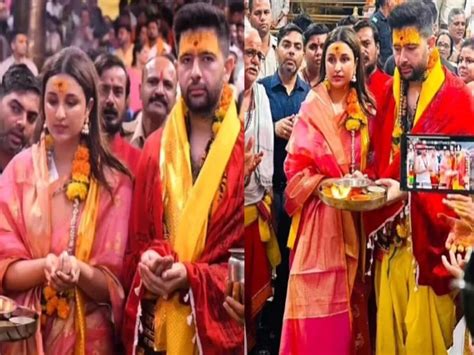 Parineeti Chopra And Raghav Chadha Visited Mahakal Temple Before