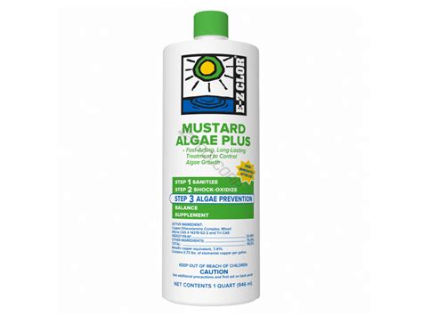 Pool360 12cs E Z Clor Qt Mustard Algae Plus