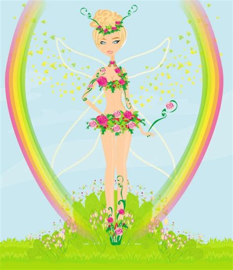 Beautiful Flower Fairy Stock Vector Image By ©jackybrown 31447783