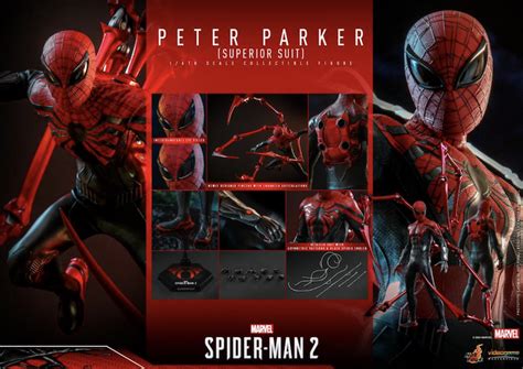 Hot Toys Spider Man 2 Peter Parker Superior Suit Sixth Scale Figure Pre Orders