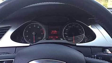 B8 Audi A4 VCDS Gauge Test Needle Sweep YouTube