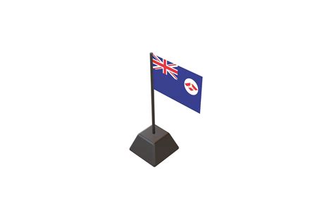 3D model British Straits Settlements Flag v1 001 VR / AR / low-poly ...