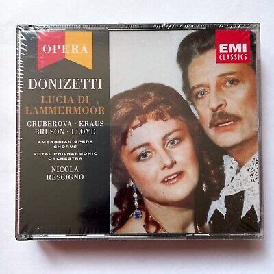 DONIZETTI LUCIA DI LAMMERMOOR GRUBEROVA KRAUS BRUSON LLOYD 1992