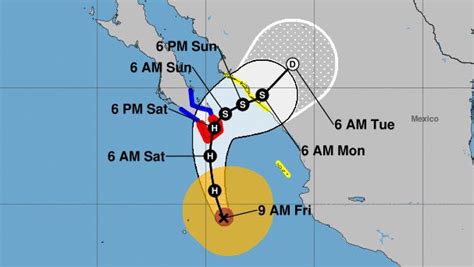 Hurricane Norma and Hurricane Tammy: Both storms approach land