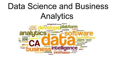 Data Science And Business Analytics Ppt