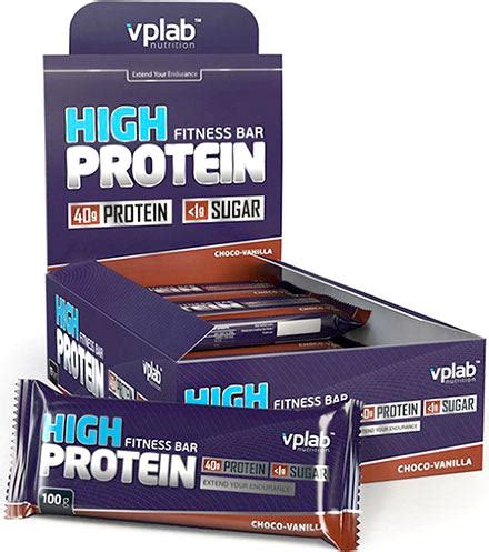 Батончик Vplab High Protein Bar — купить протеиновые батончики Vplab ...