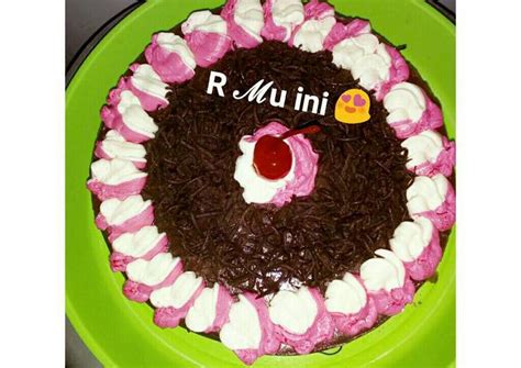 Resep Puding Brownis Merah Putih Oleh Rukmini Cookpad